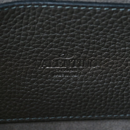 Valentino Garavani Pebbled Calfskin Medium Rockstud Flip Lock Crossbody Bag Black 6 of 9