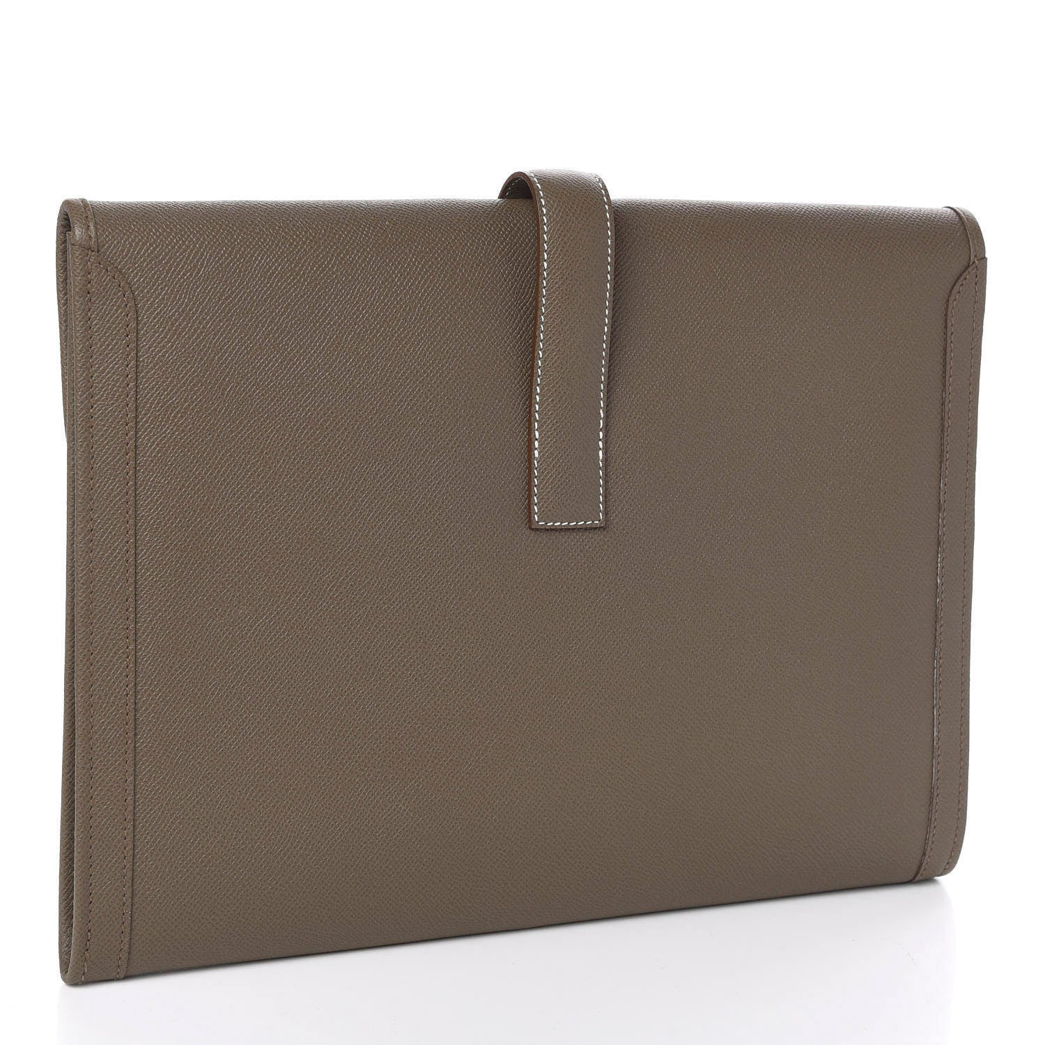 Hermes Epsom Jige 34 GM Clutch Etoupe 3 of 8