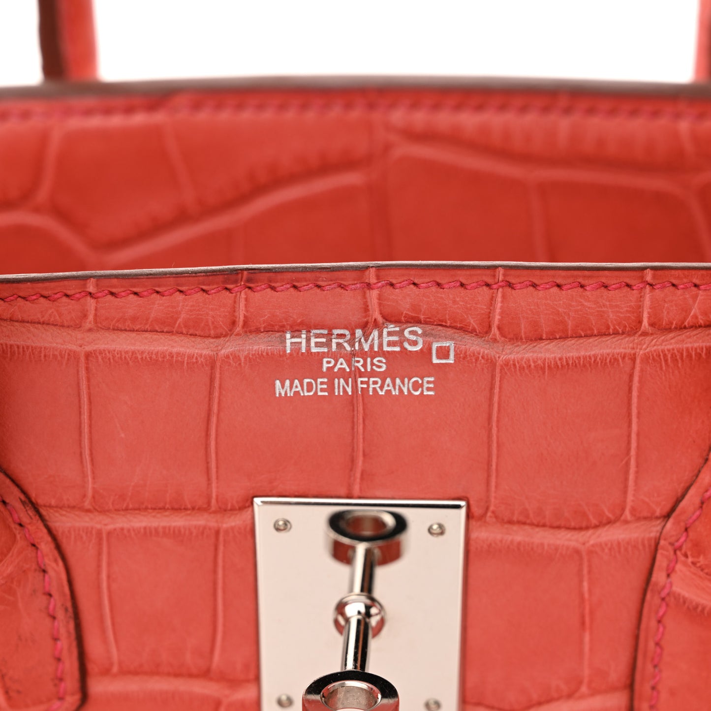 Matte Alligator Birkin 35 Bougainvillea