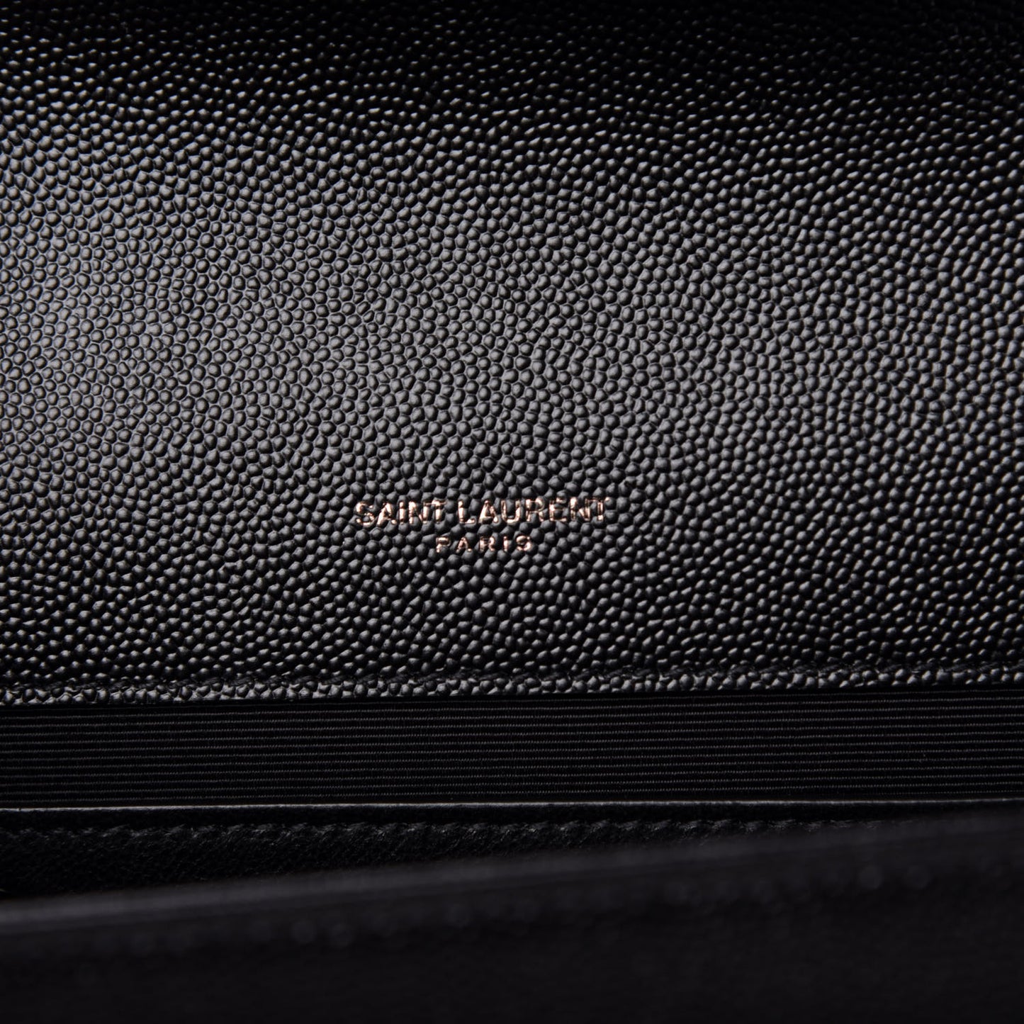 Grain De Poudre Medium Classic Monogram Kate Satchel Black
