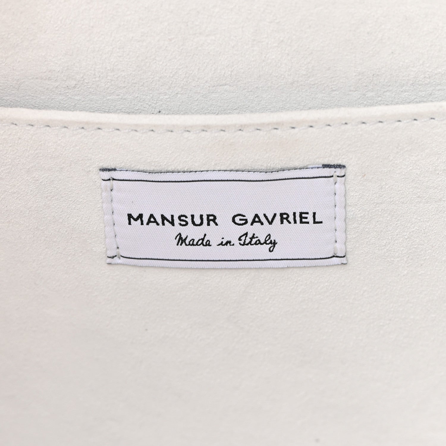 Mansur Gavriel Calfskin Circle Crossbody Bag White 7 of 16