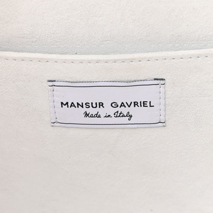 Mansur Gavriel Calfskin Circle Crossbody Bag White 7 of 16