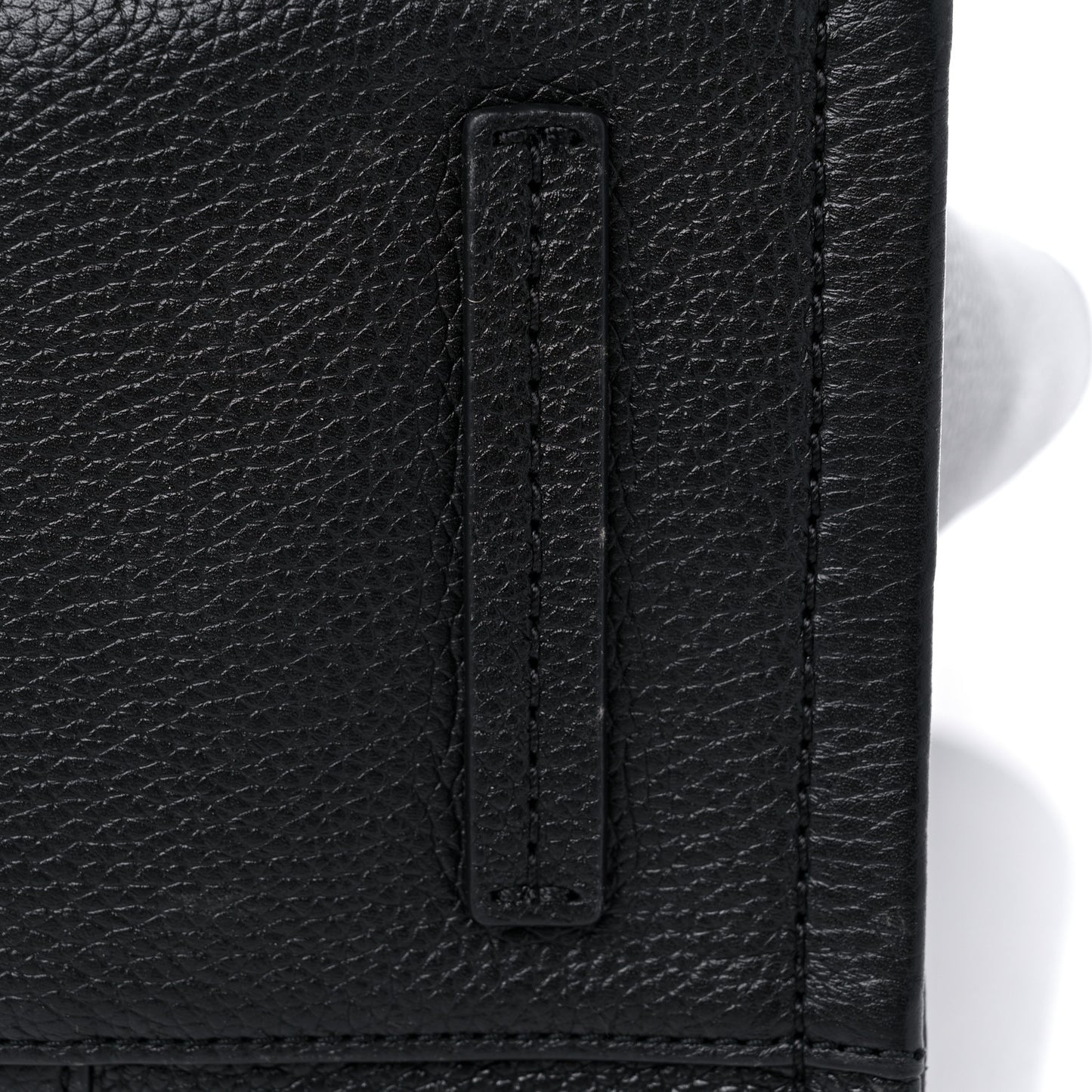 Grained Calfskin Large The Tote Bag Black