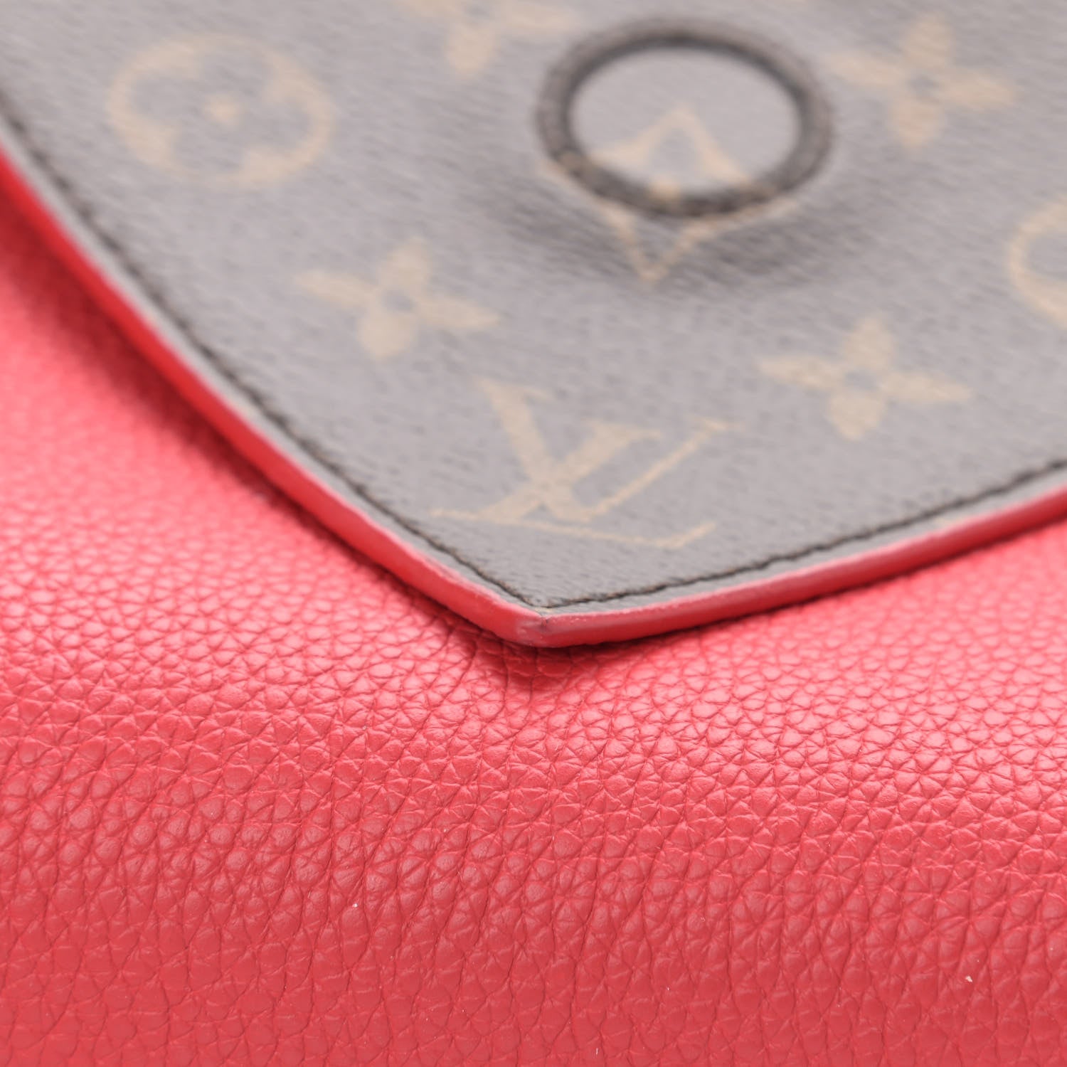 Louis Vuitton Calfskin Monogram Double V Rubis 13 of 14