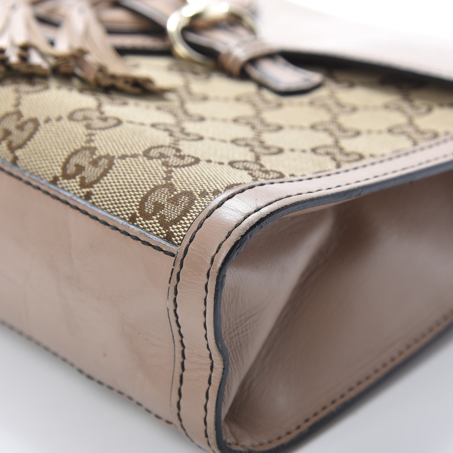 Gucci Monogram Medium Emily Chain Shoulder Bag Light Pink 10 of 18