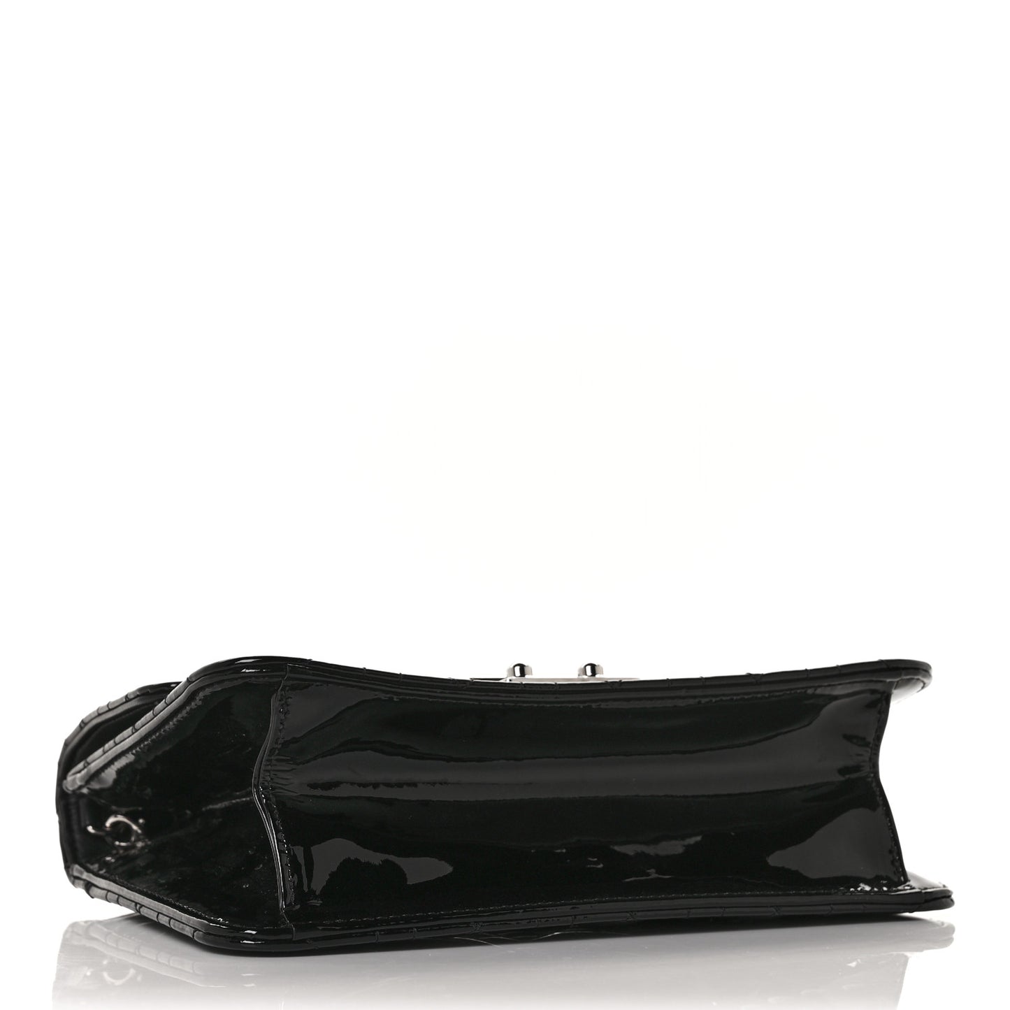Patent Cannage Miss Dior Promenade Pouch Black
