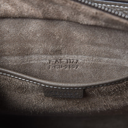 Celine Drummed Calfskin Nano Luggage Souris 7 of 12