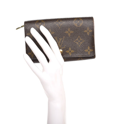 Louis Vuitton Monogram Porte-Monnaie Tresor Wallet 2 of 8