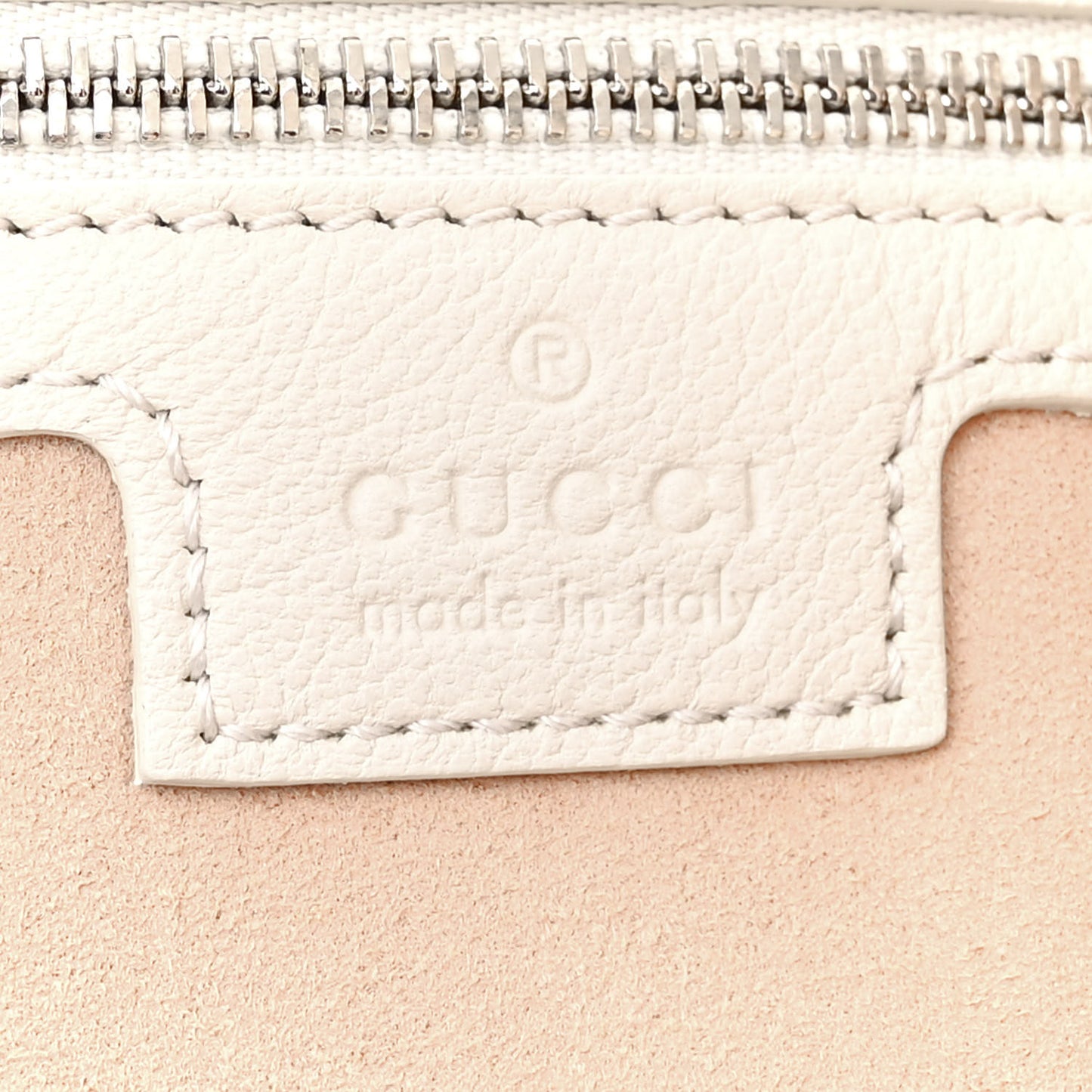 Goatskin Monochrome Large Aphrodite Shoulder Bag Mystic White