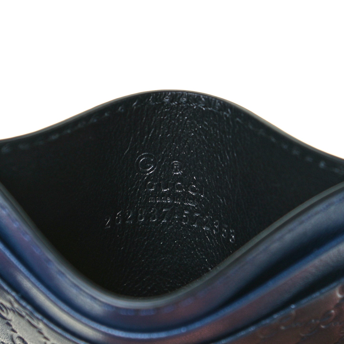Microguccissima Card Holder Blue