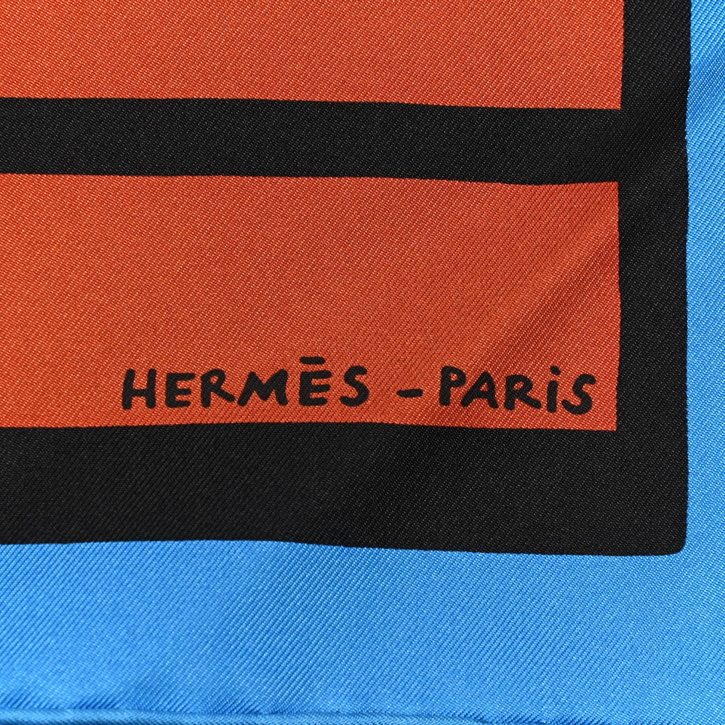 Silk Zeta De Nathalie Du Pasquier Scarf 90 Ciel Black Vert
