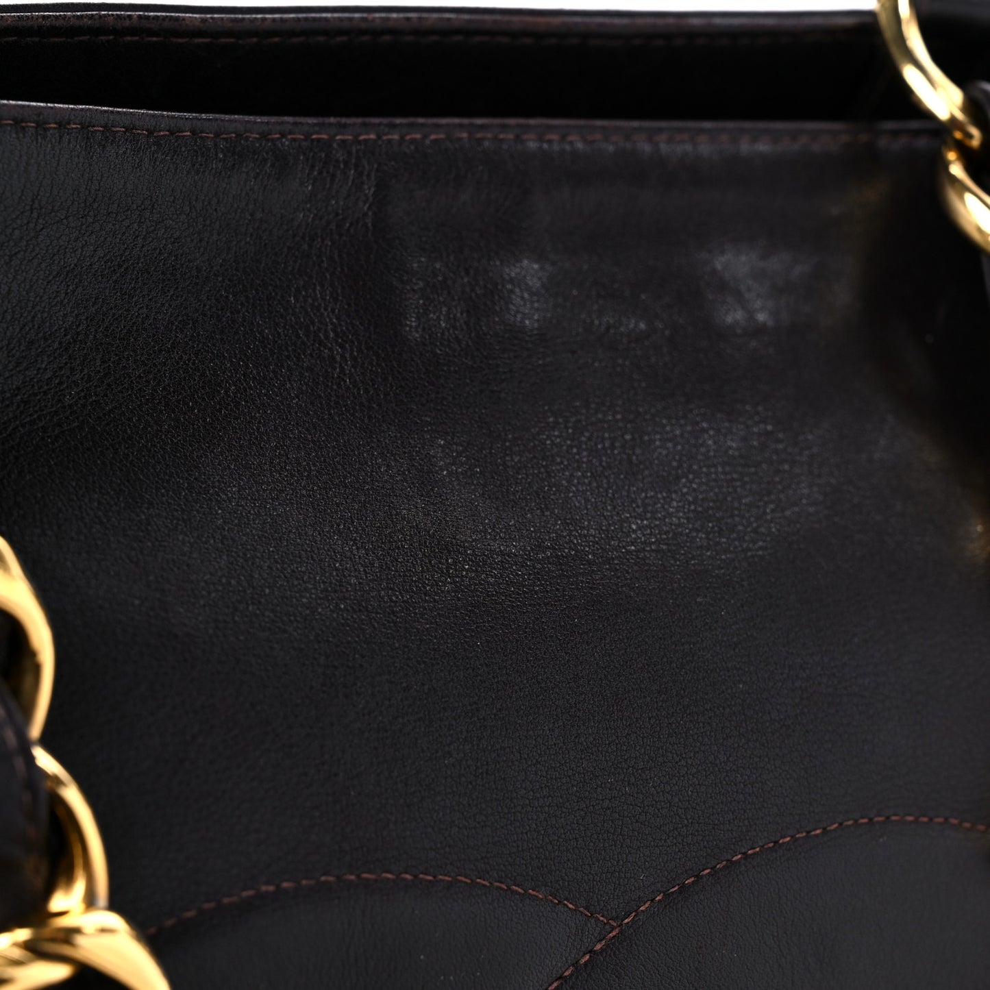 Lambskin CC Tote Brown