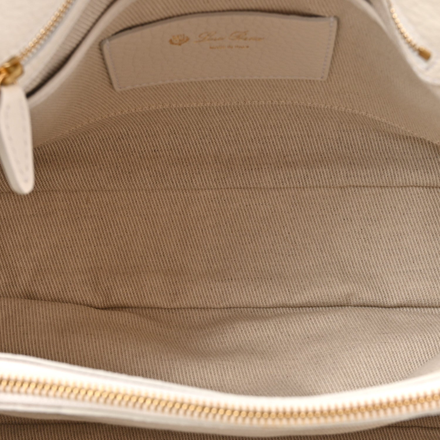 Loro Piana Grained Calfskin Bellevue Odessa White 5 of 13
