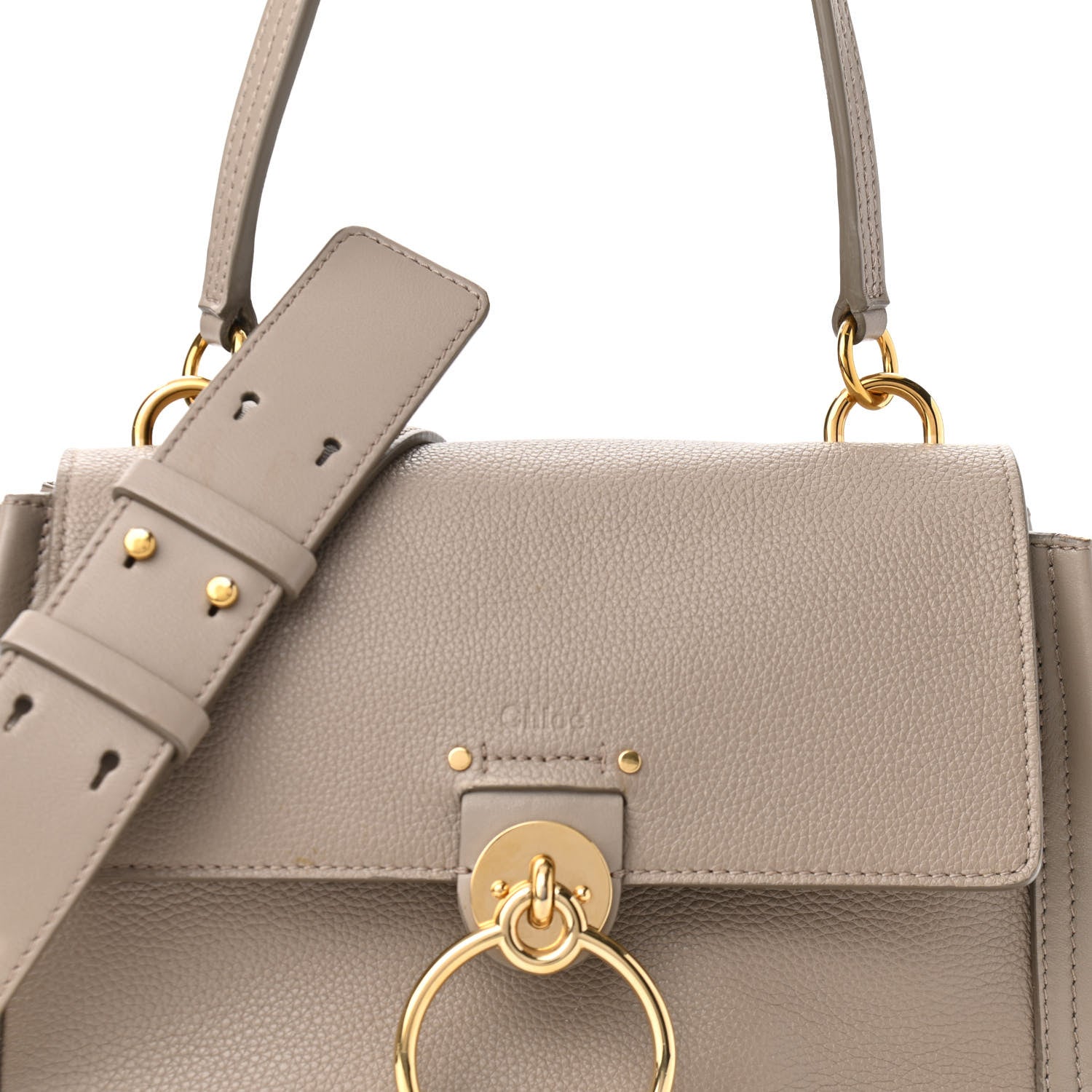 Chloe Calfskin Small Tess Day Bag Motty Grey 8 of 13