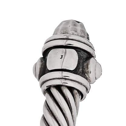 David Yurman Sterling Silver 5mm Cable Renaissance Bracelet 4 of 4