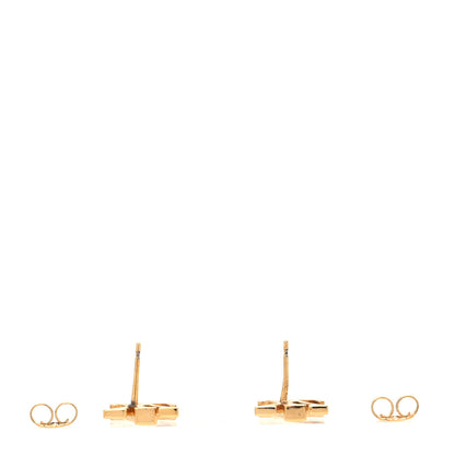 Louis Vuitton Metal LV Iconic Earrings Gold 3 of 5