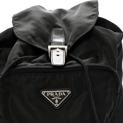 Prada Tessuto Nylon Vela Cinch Backpack Black 7 of 12