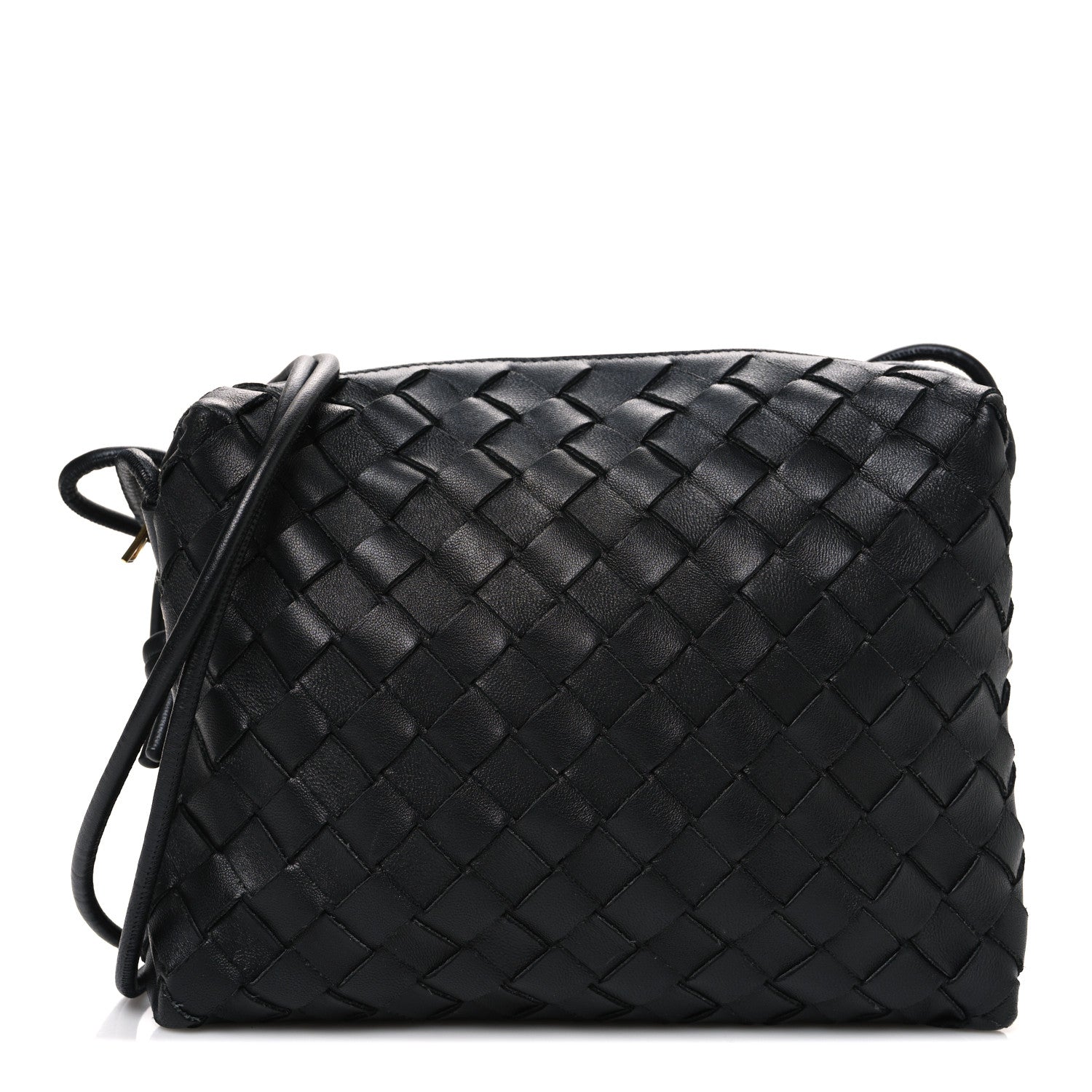 Bottega Veneta Nappa Intrecciato Small Loop Camera Bag Black 1 of 9