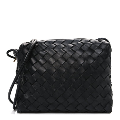 Bottega Veneta Nappa Intrecciato Small Loop Camera Bag Black 1 of 9