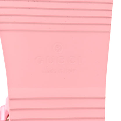 Gucci Rubber Mini Double G Womens Isla Dad Sandals 35 Wild Rose 6 of 8