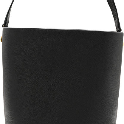 The Row Grained Calfskin Medium N/S Hook Tote Black 7 of 9