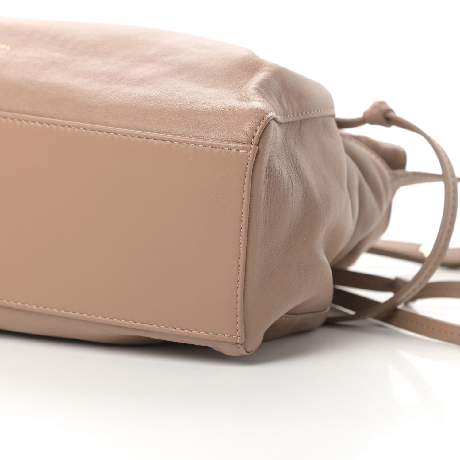 Mansur Gavriel Lambskin Mini Protea Bag Biscotto 9 of 9