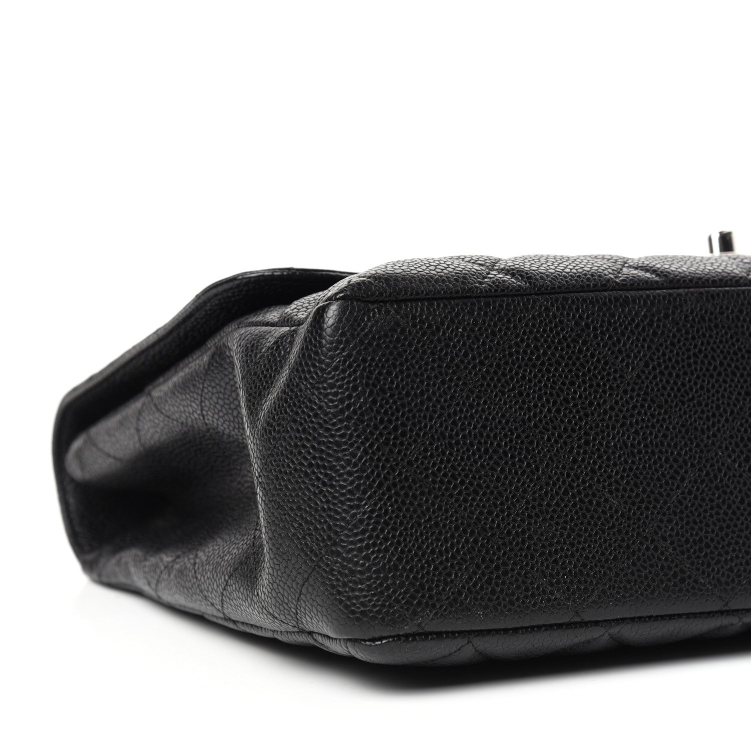 Chanel Caviar Quilted Jumbo Single Flap Black 8 of 10