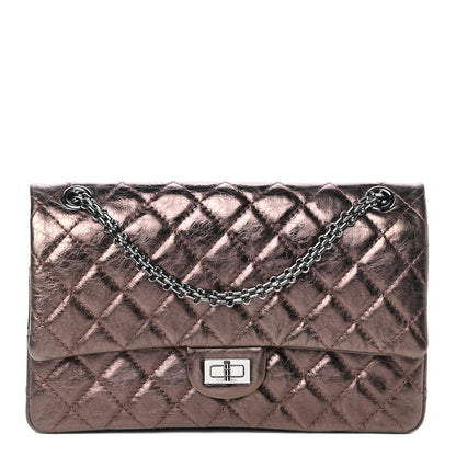Chanel Metallic Aged Calfskin Quilted 2.55 Reissue 226 Flap Bronze 1 of 10