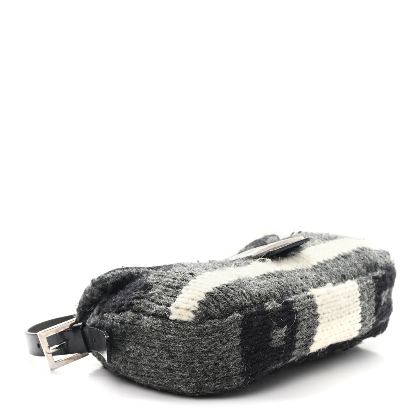 Wool Knit Baguette Grey