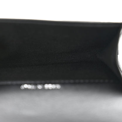 Chanel Lambskin Quilted Flap Card Holder Wallet So Black 5 of 10