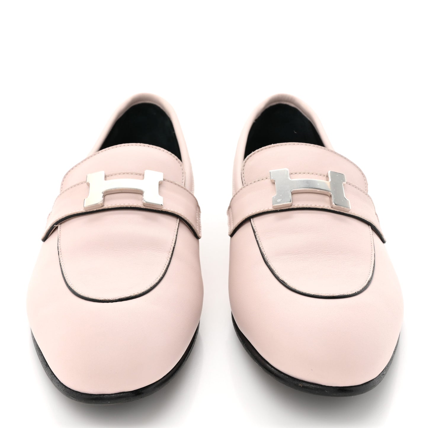 Calfskin Womens Paris Loafers 39 Rose Petale