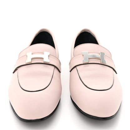Hermes Calfskin Womens Paris Loafers 39 Rose Petale 2 of 13