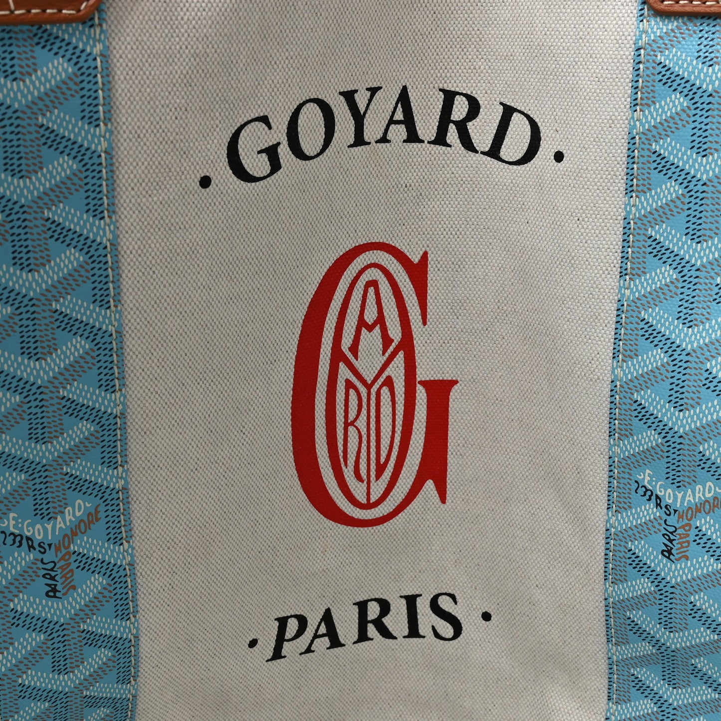 Goyardine Reversible Belharra Light Blue