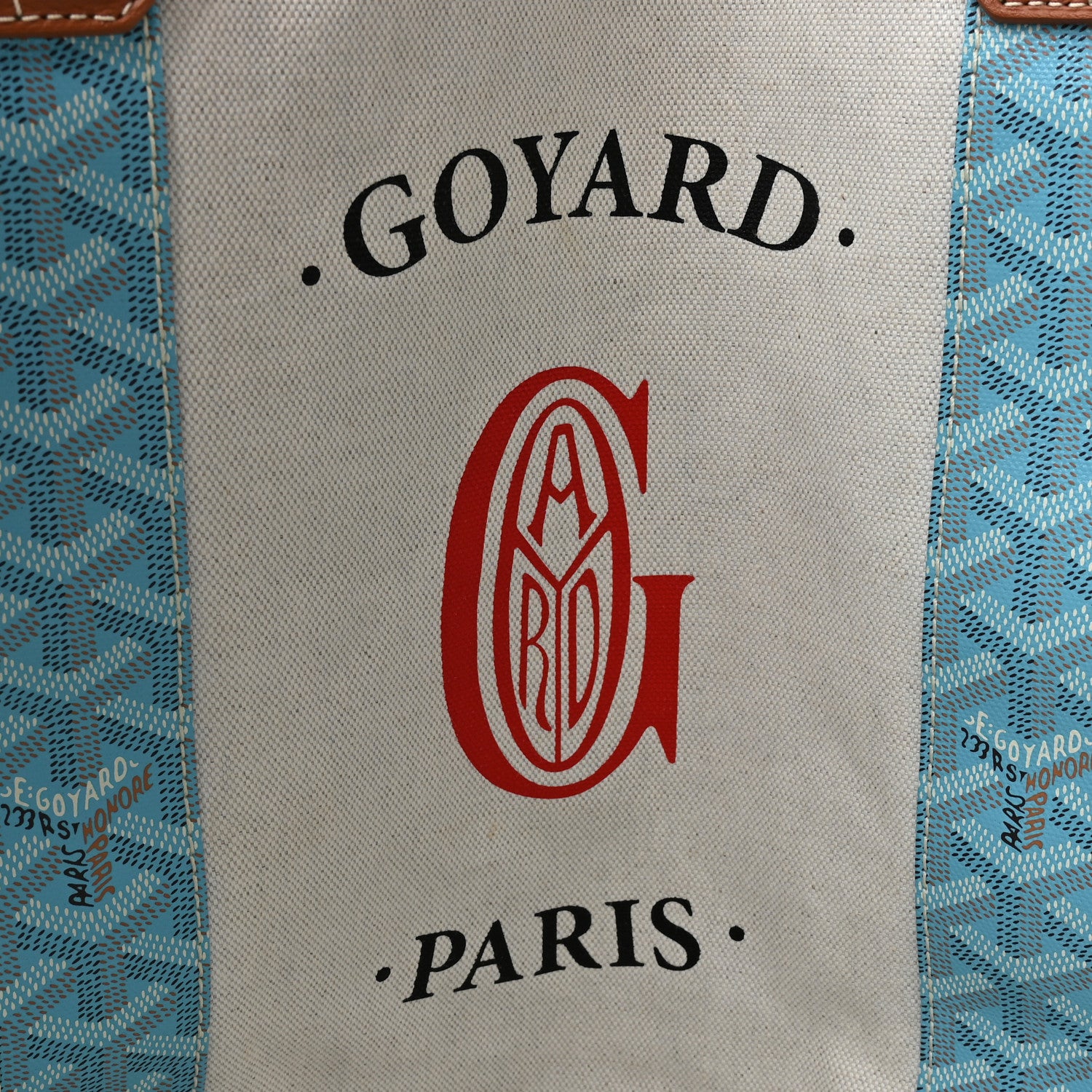 Goyard Goyardine Reversible Belharra Light Blue 9 of 20