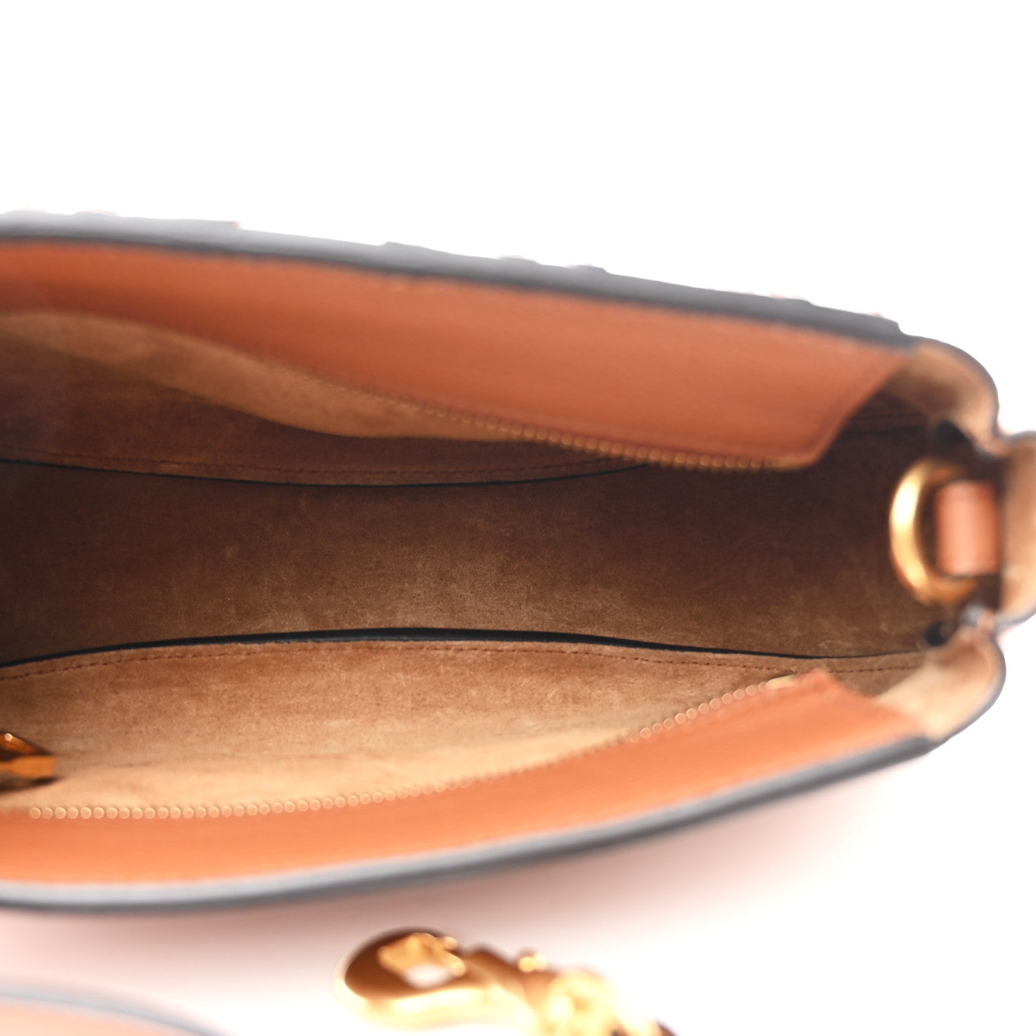 Chloe Shiny Grained Calfskin Small Marcie Clutch Tan 5 of 9