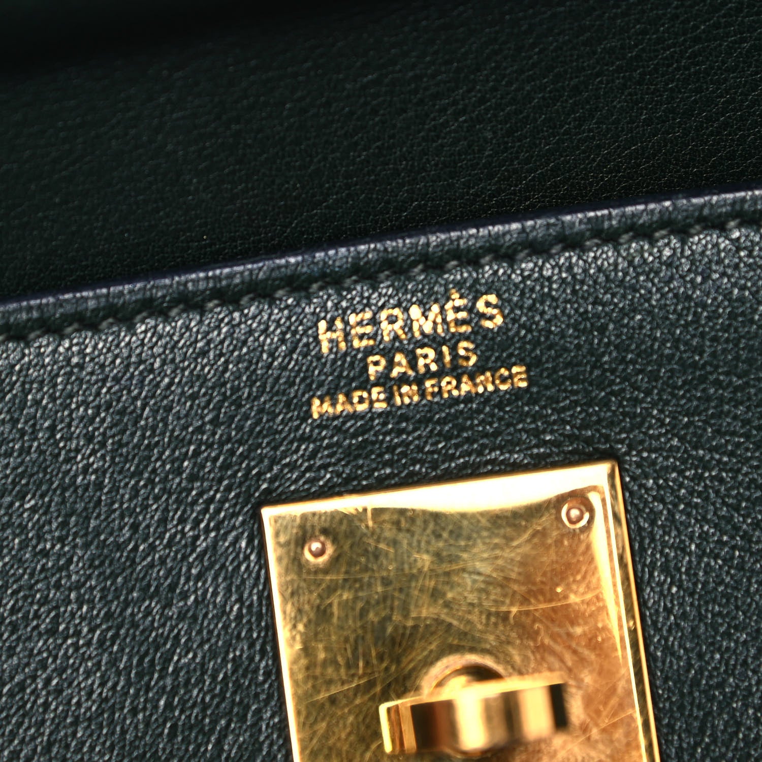 Hermes Gulliver Kelly Retourne 32 Vert Fonce 6 of 9