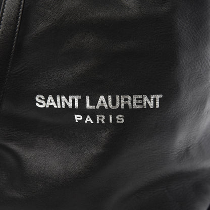 Saint Laurent Lambskin Teddy Drawstring Bag Black 12 of 13