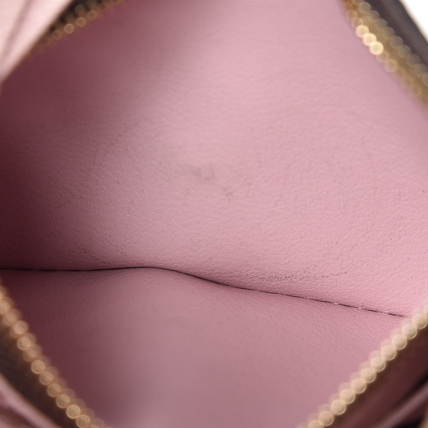 Damier Ebene Rosalie Coin Purse Rose Ballerine