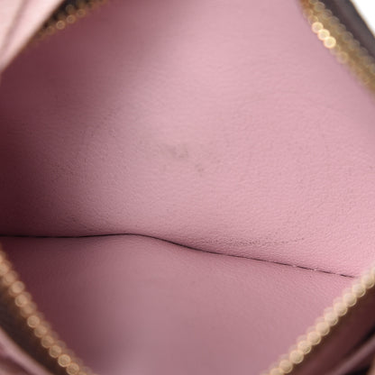 Louis Vuitton Damier Ebene Rosalie Coin Purse Rose Ballerine 8 of 10