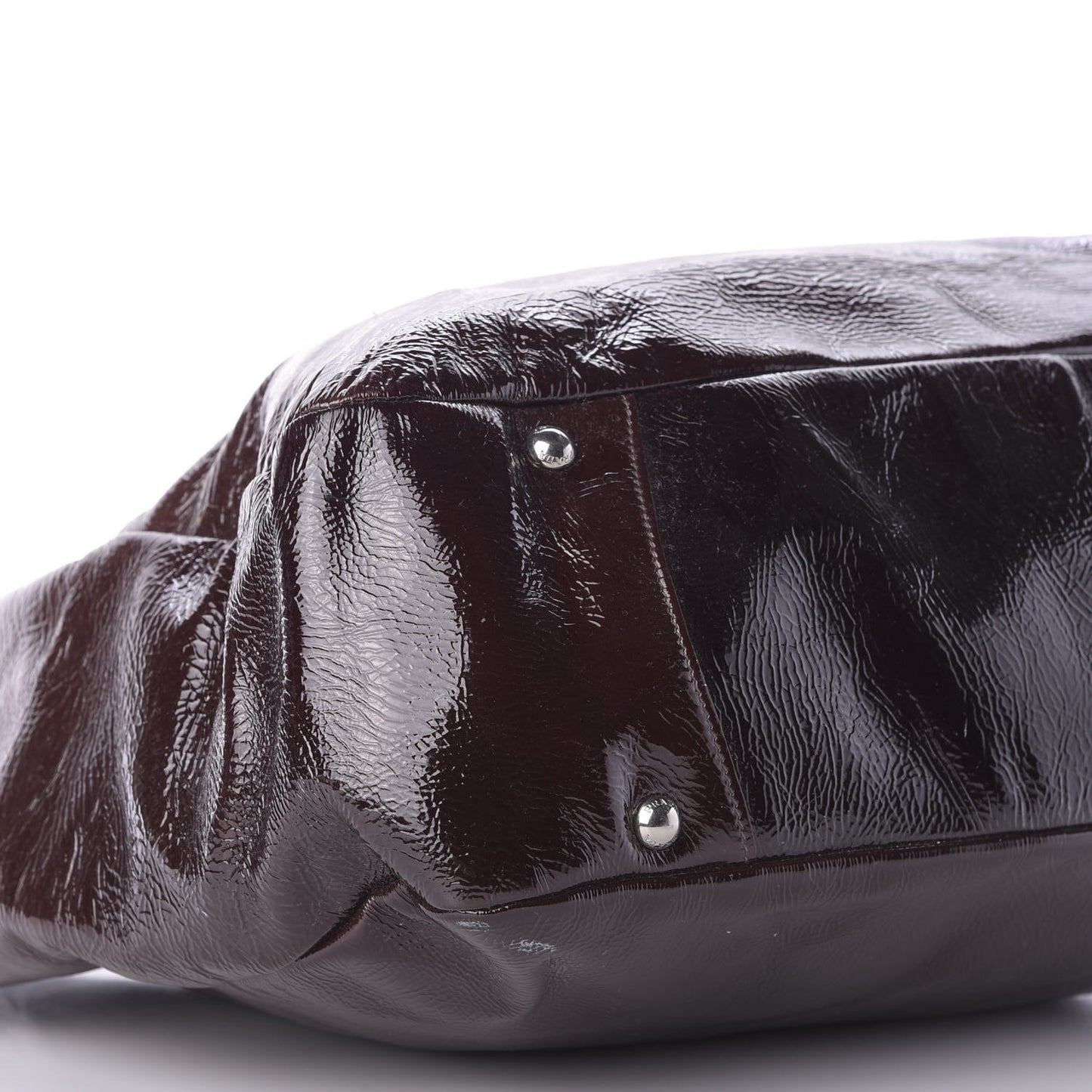 Vernice Sfumata Shoulder Bag Lampone