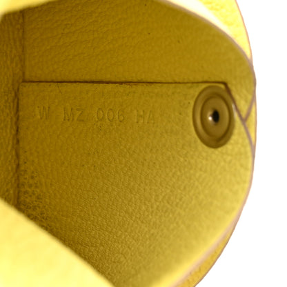 Hermes Chevre Mysore Bastia Coin Purse Lime 7 of 10