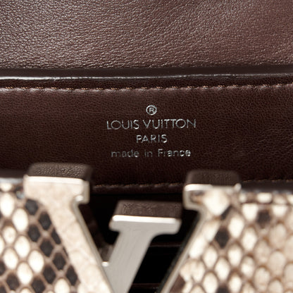 Louis Vuitton Snakeskin Capucines Mini Naturel 6 of 9