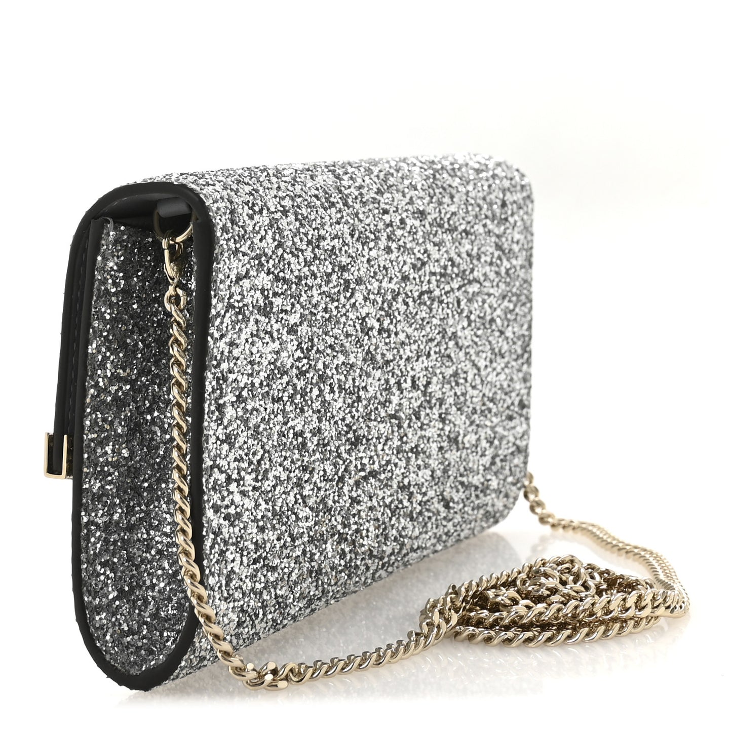 Glitter Emmie Clutch Silver