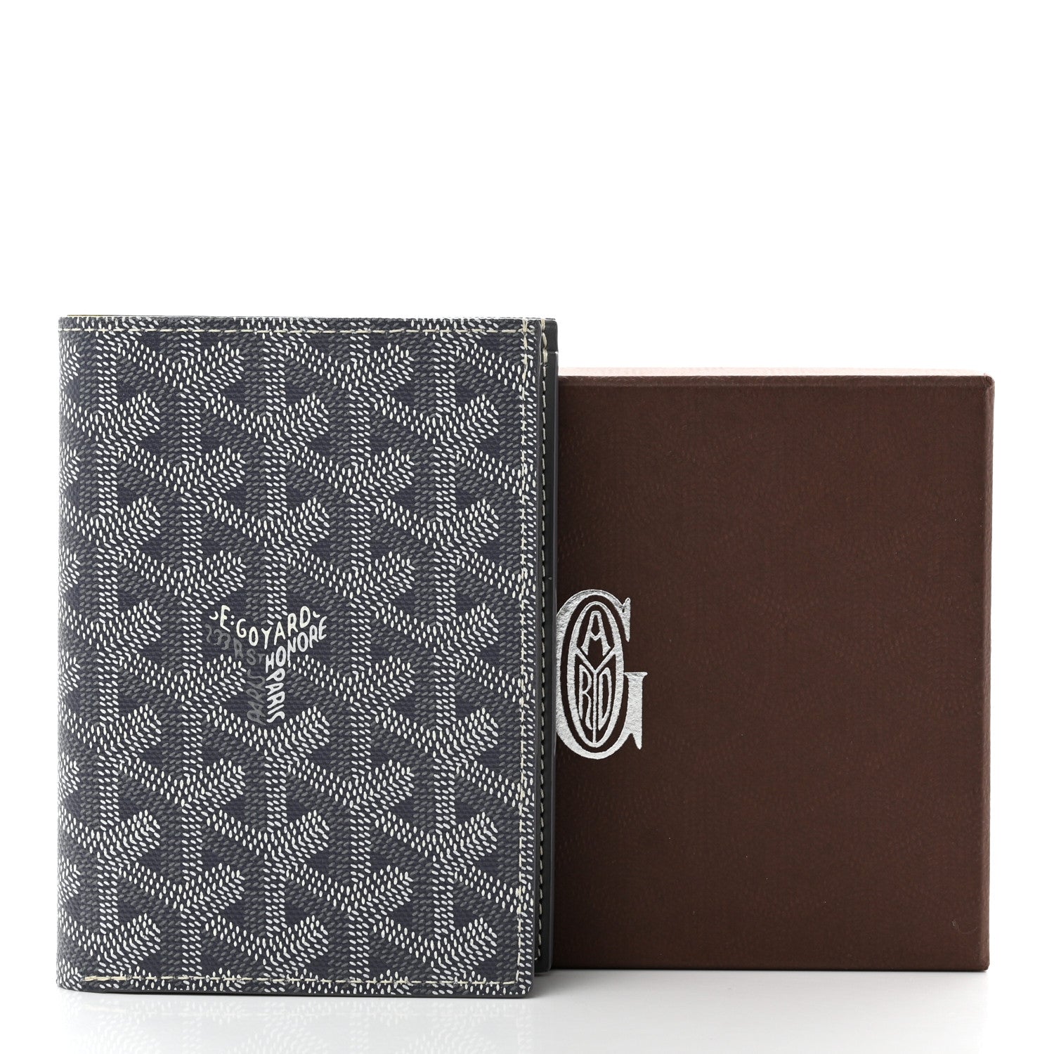 Goyard Goyardine Passport Wallet Grey 7 of 7