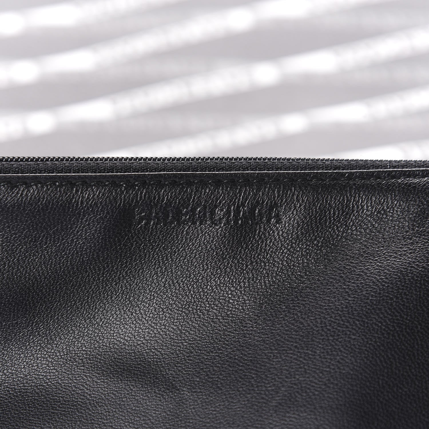 Balenciaga Coated Canvas Losange Monogram Plastic Bag Shopper S Black Grey 7 of 8