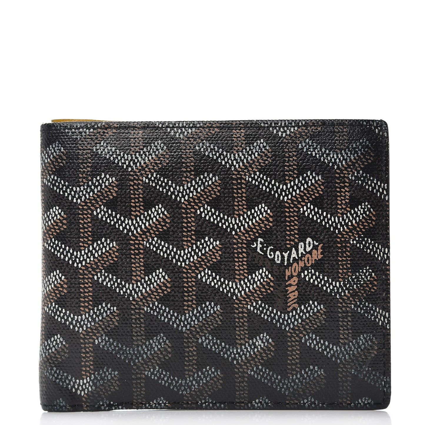 Goyardine Saint Florentin Bi-Fold Wallet Black