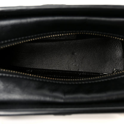 Chanel Snakeskin Patent Calfskin Small Gabrielle Hobo Black 5 of 10