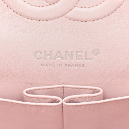 Chanel Lambskin Quilted Medium Double Flap Light Pink 6 of 10