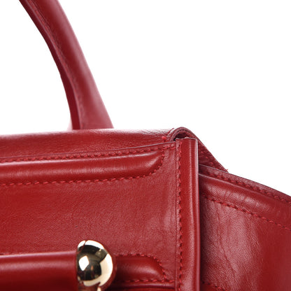 Burberry Calfskin Quilted Large Manor Tote Red 13 of 16