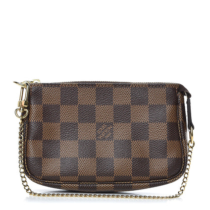 Louis Vuitton Damier Ebene Mini Pochette Accessories 1 of 8